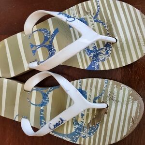 Coach White Sandals with Chic Design